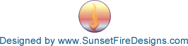 webmaster logo, Sunset Fire Designs